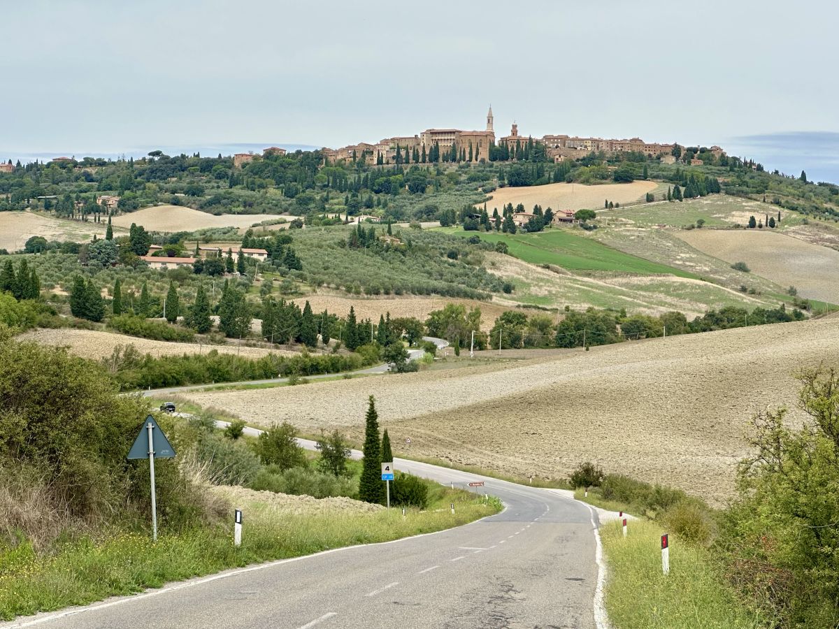 (SP18) Pienza (Val d'Orcia) – Strada Panoramica percorso moto – Foto 1