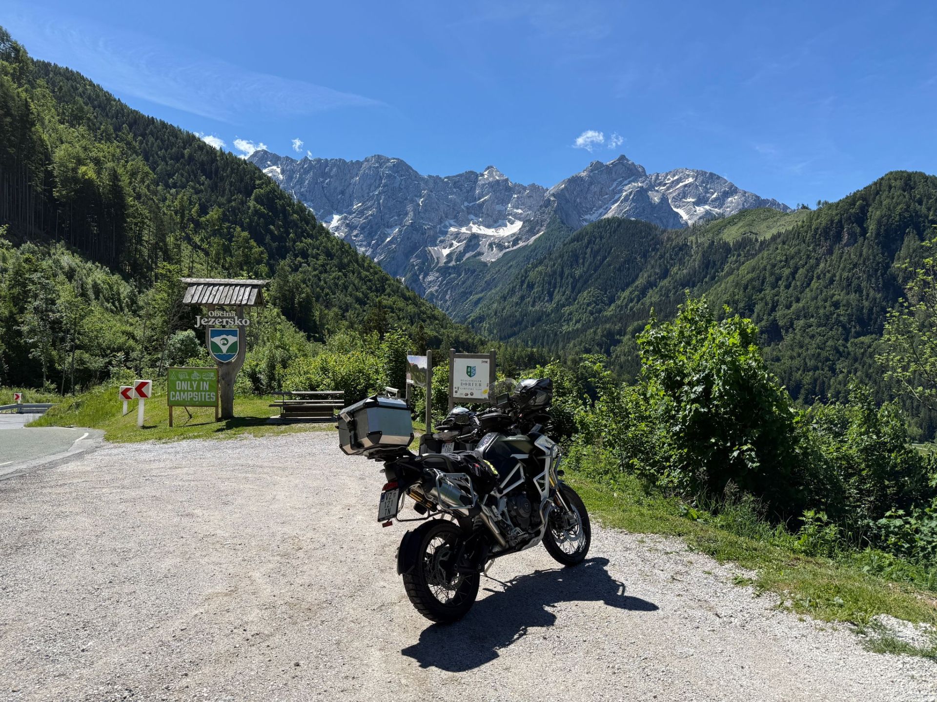 Seebergsattel / Jezerski vrh – Passo Montano percorso moto – Foto 1