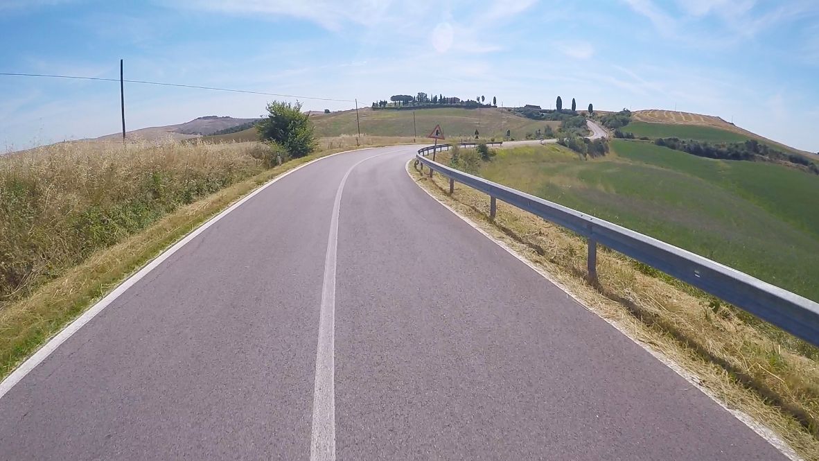 (SP438) Asciano - Siena "Crete senesi" – Strada Panoramica percorso moto – Foto 5
