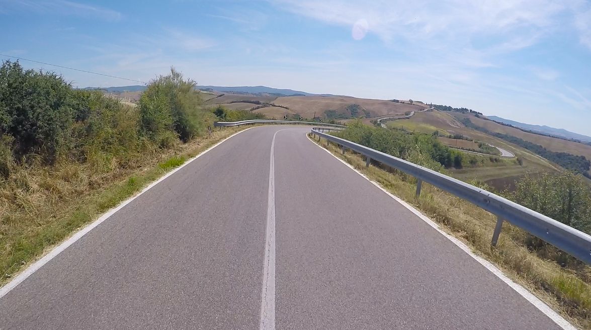 (SP438) Asciano - Siena "Crete senesi" – Strada Panoramica percorso moto – Foto 6
