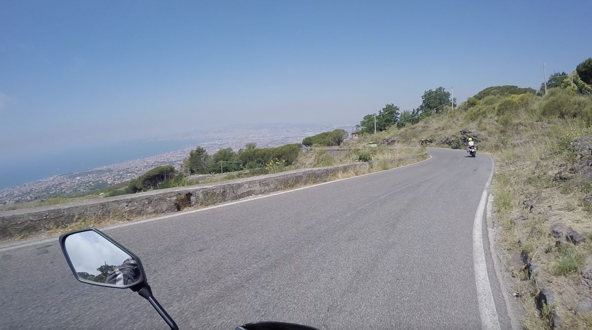 (SP140) Panoramica del Vesuvio – Strada Panoramica percorso moto – Foto 3
