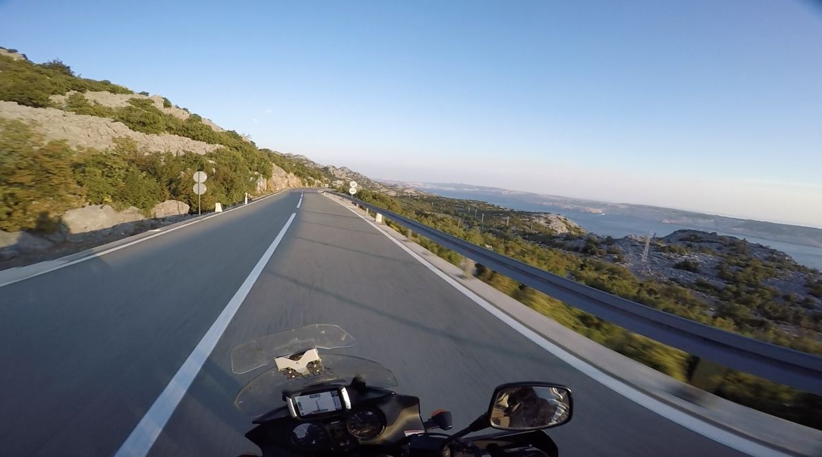 (8-E65) Rijeka - Senj - Rovanjska – Strada Panoramica percorso moto – Foto 4