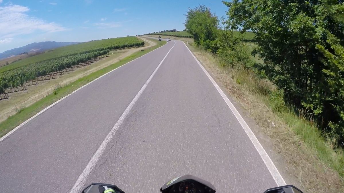 (SP14) Sant'Angelo - Montalcino – Strada Panoramica percorso moto – Foto 1