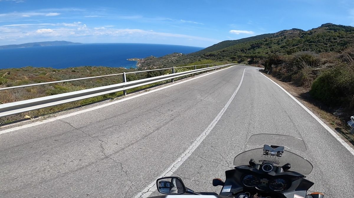 (SP57) Giglio Porto - Giglio Campese – Strada Panoramica percorso moto – Foto 2