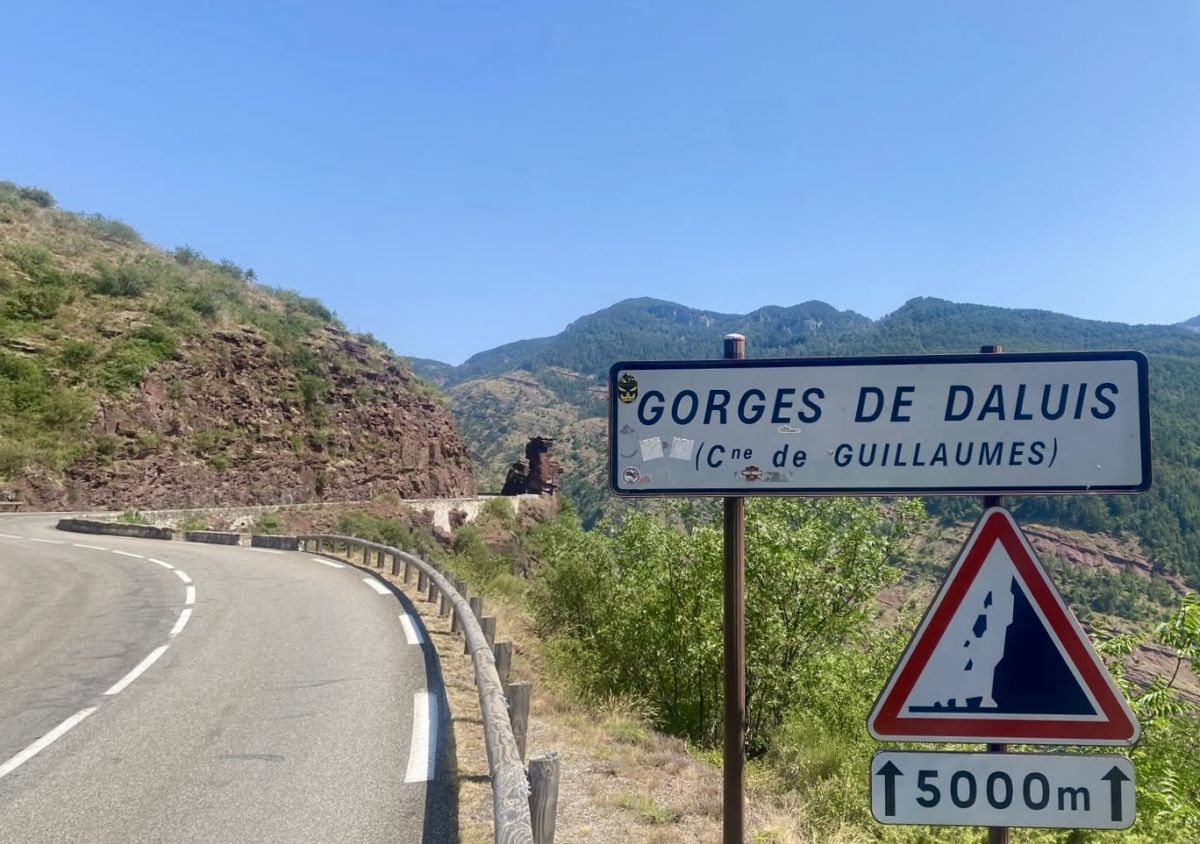 (D2202) Gorges de Daluis – Strada Panoramica percorso moto – Foto 3