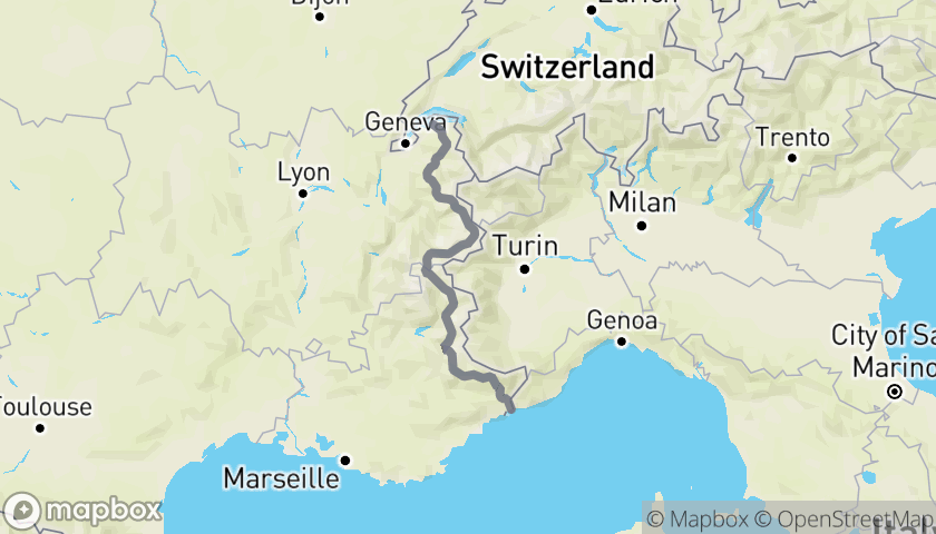 Route des Grandes Alpes - Percorso completo