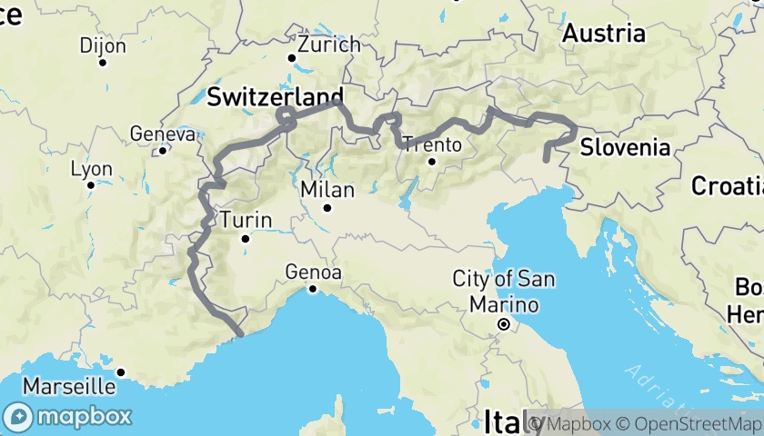Traversata delle Alpi