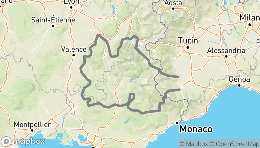 Alpi Francesi e Vercors - Percorso in Moto
