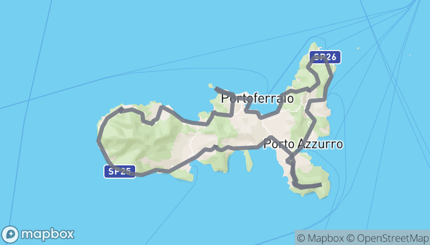 Isola d'Elba - Percorso giro completo
