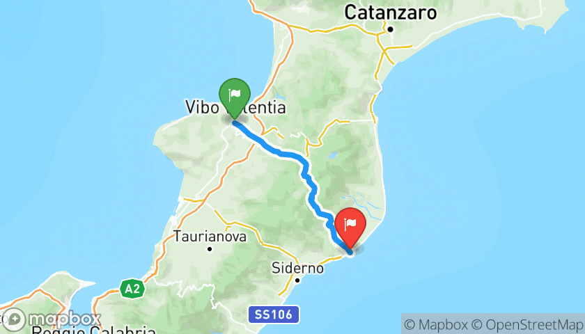 Mappa dell'itinerario Passo di Pietra Spada