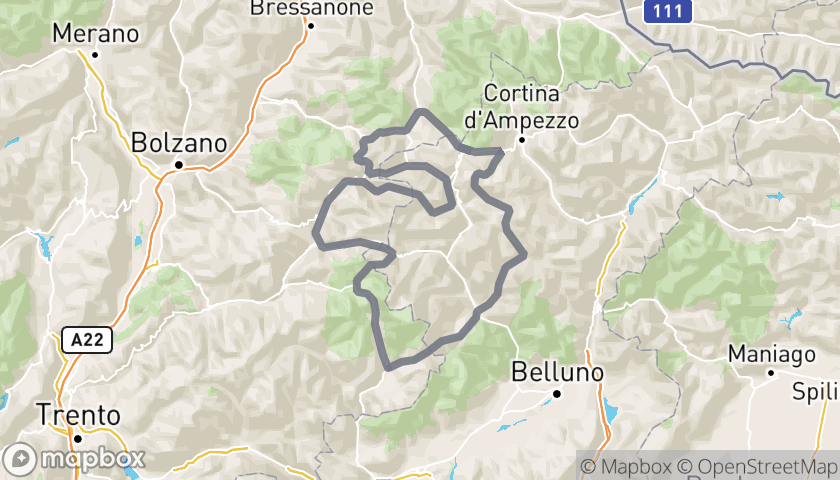 Anteprima percorso Dolomiti Express